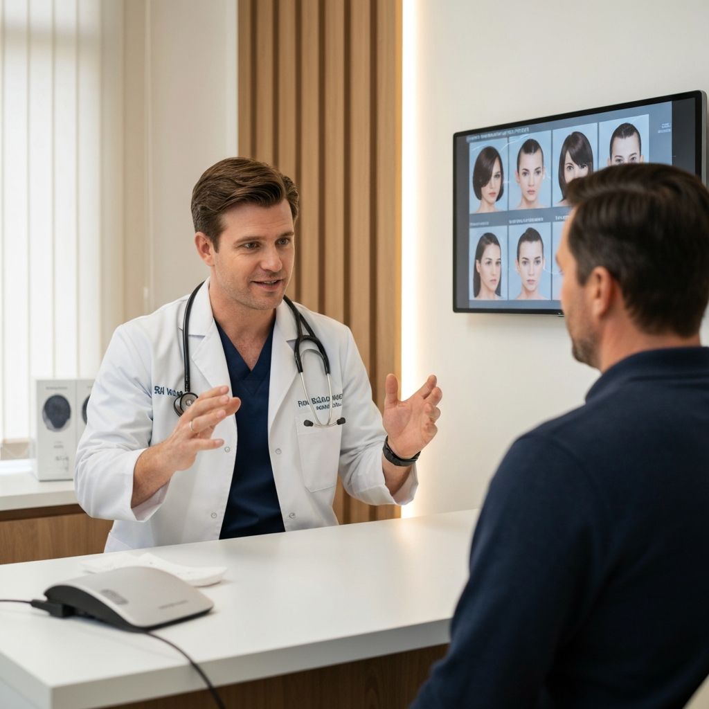 Professional hair replacement consultation at Parekh's Hair Replacement Ahmedabad